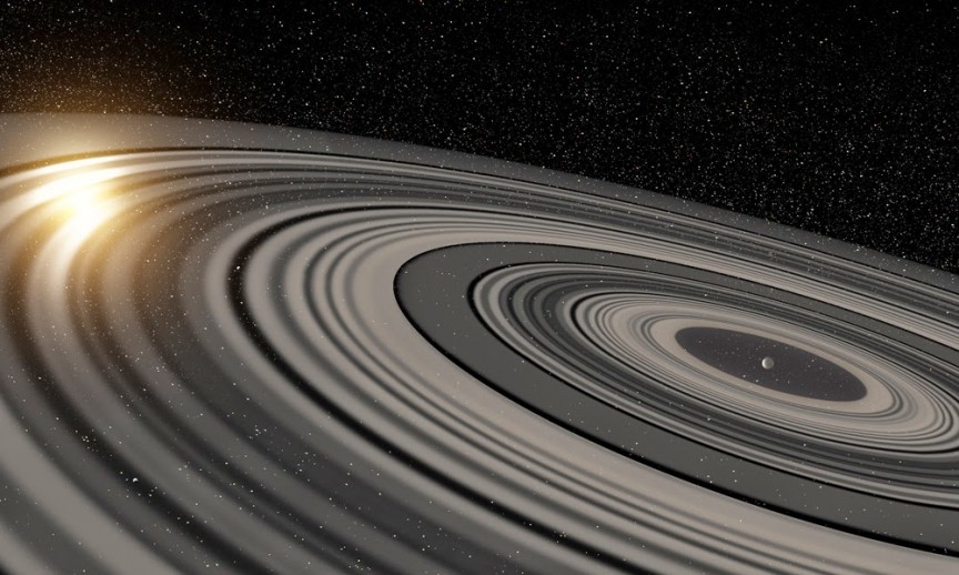 Фото Планета J1407 b и её кольца
