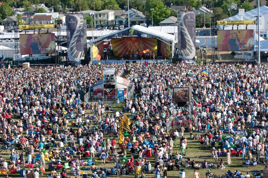 Фото Новоорлеанский джаз-фестиваль, 435000 посетителей