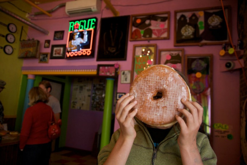 Фото Конкурс пончиков вуду