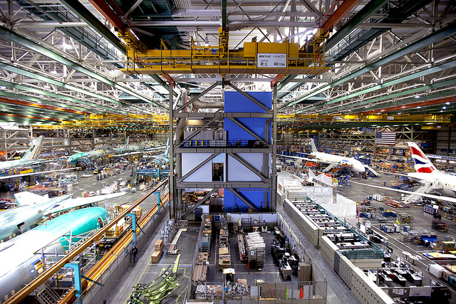Фото Фабрика Boeing