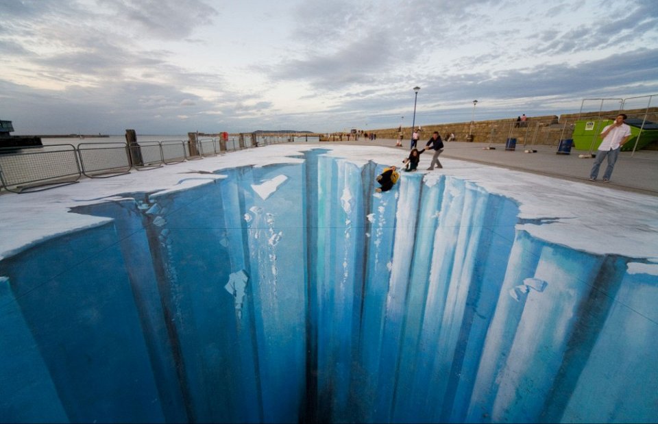Фото Трещина в леднике