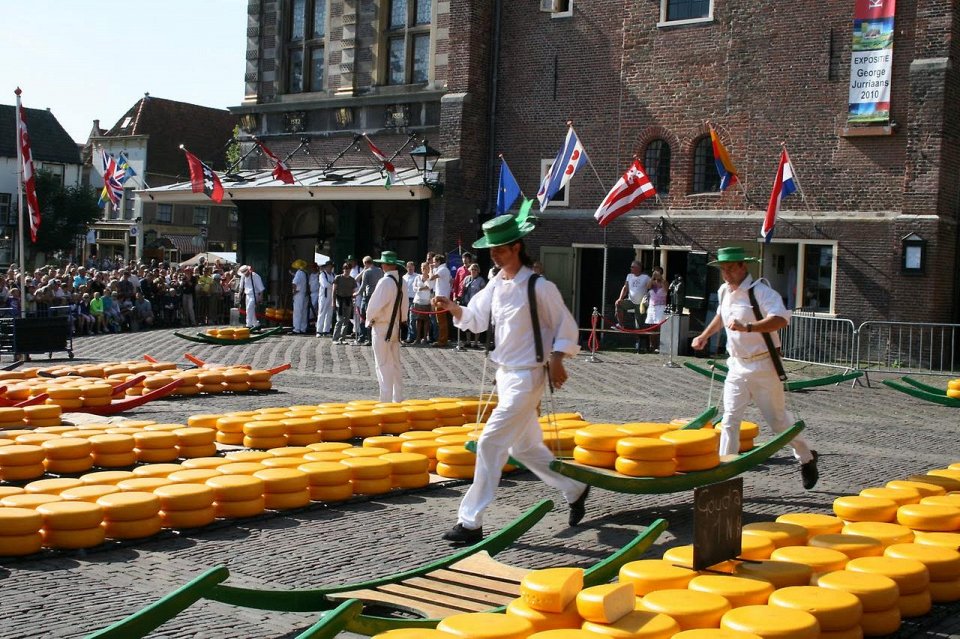 Фото Рынок сыра  в Алкмааре