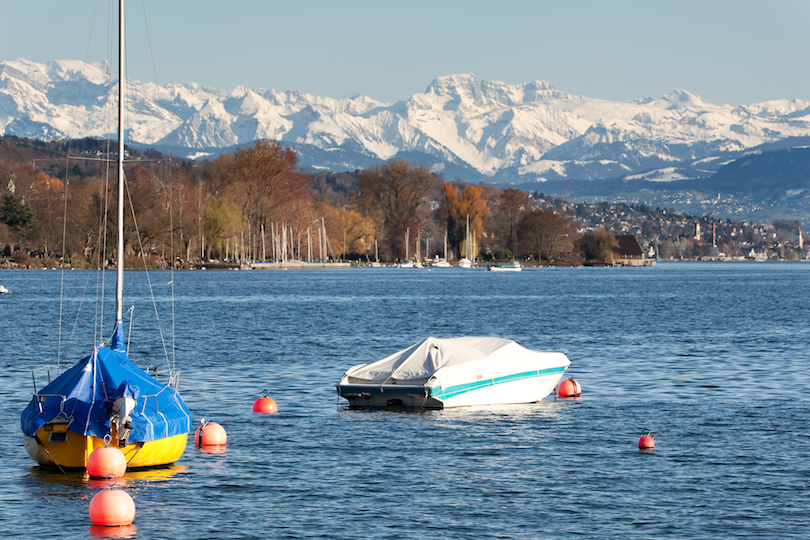 Фото Цюрихское озеро