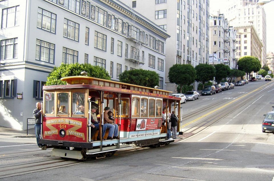 Фото Канатный трамвай в Сан-Франциско