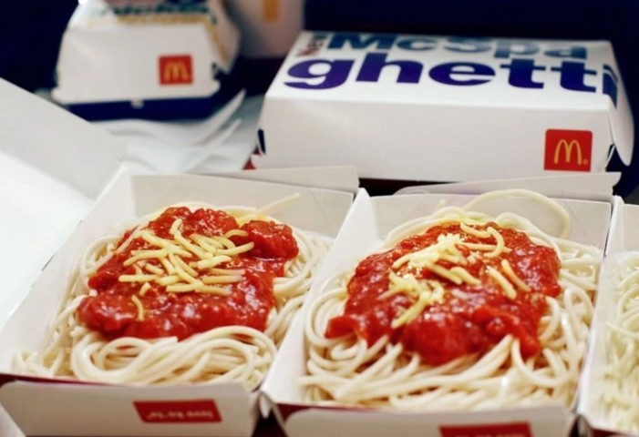 Фото МакСпагетти существуют