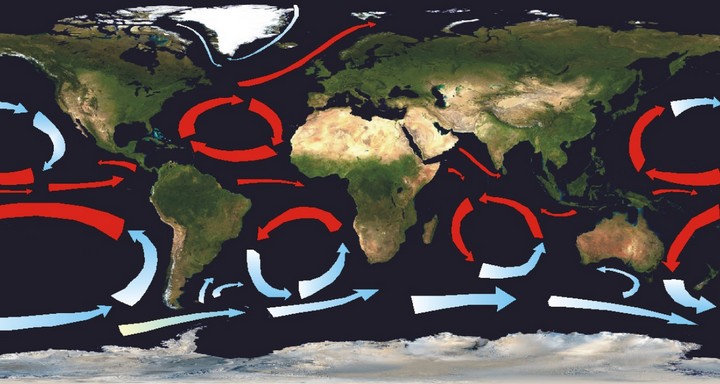 Фото Изменения в океанских течениях