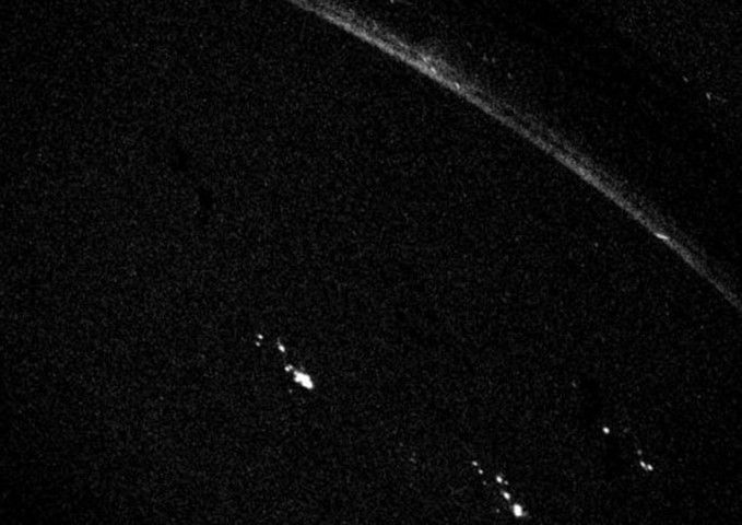 Фото Первое изображение полярных сияний на другой планете