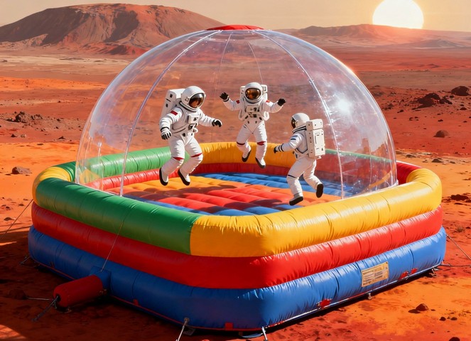 Фото Астронавты могут жить в надувных «космических домах»