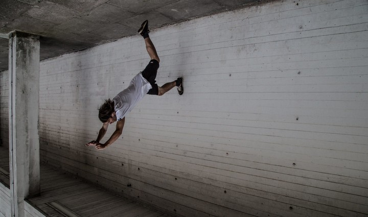 Фото Бег по стенам как способ сохранить форму