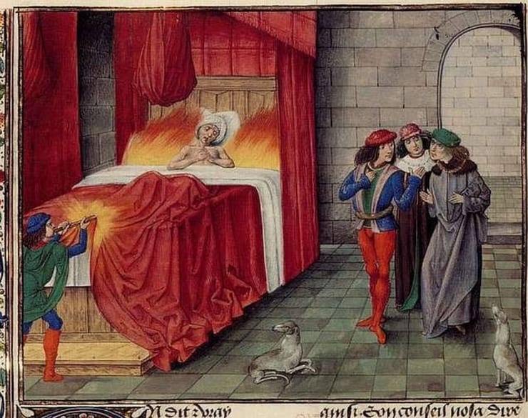 Король, которого сжег собственный «лечебный» компресс