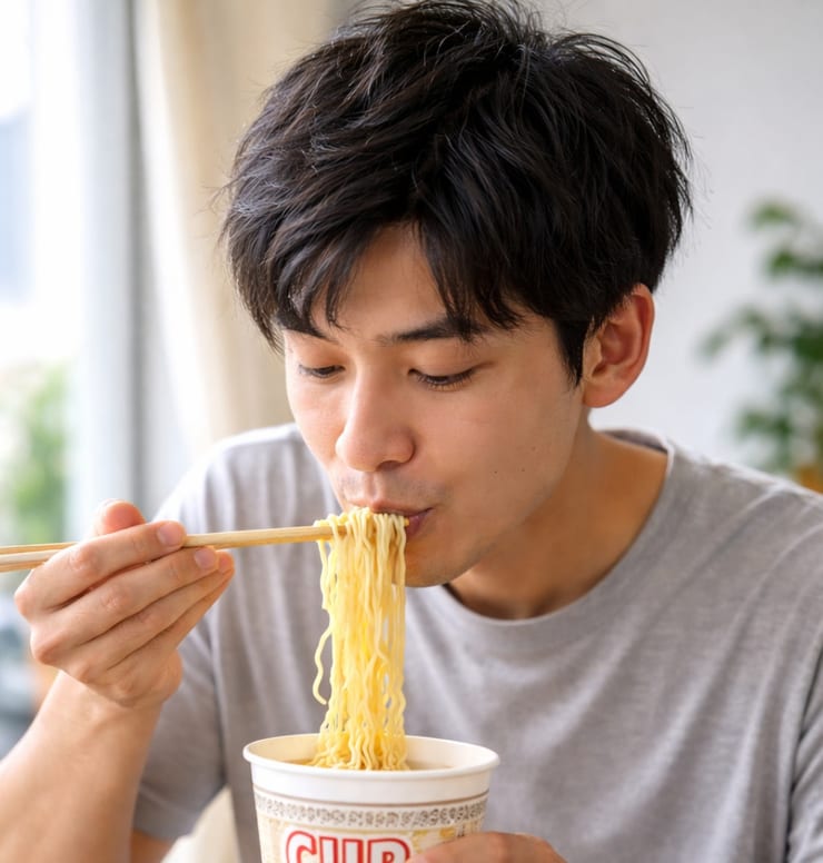 Япония - шумно есть лапшу вполне нормально